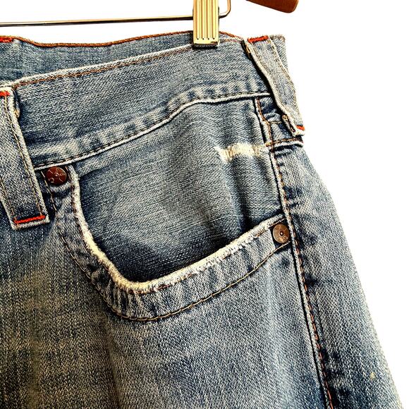 True Religion Joey Jeans Mens 33 x 33 Vintage Y2K Bootcut Western Country Denim - Picture 7 of 15